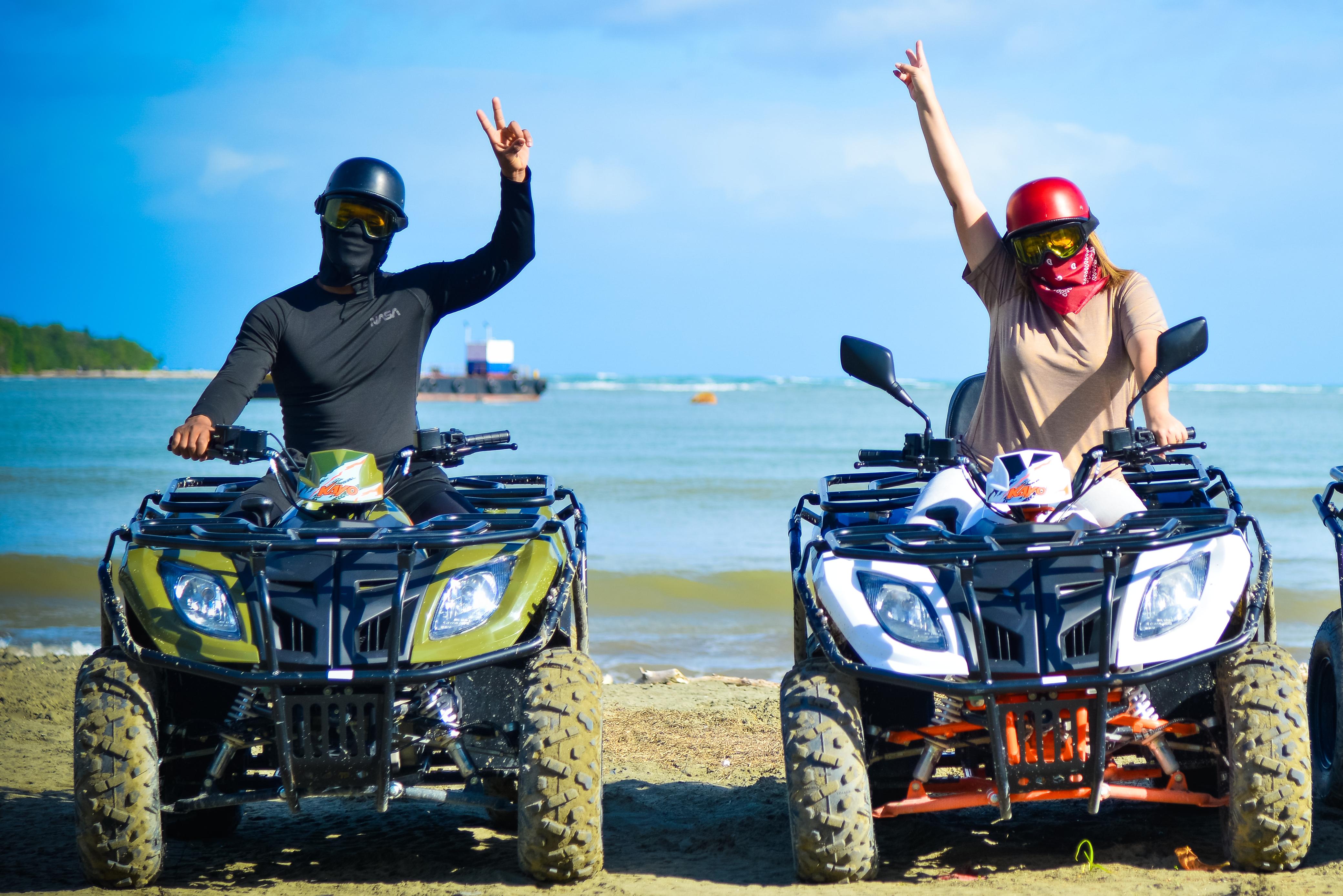 Momento real del recorrido en buggy y ATV por Puerto Plata