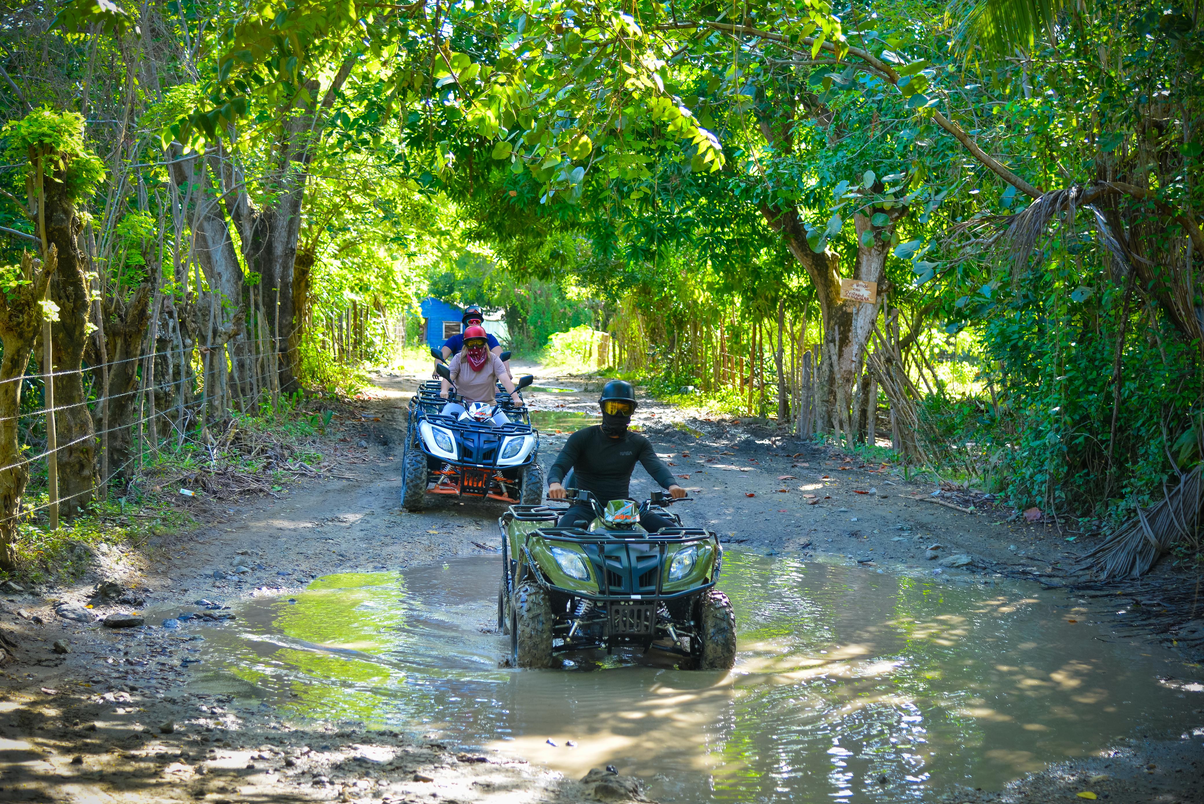 Momento real del recorrido en buggy y ATV por Puerto Plata