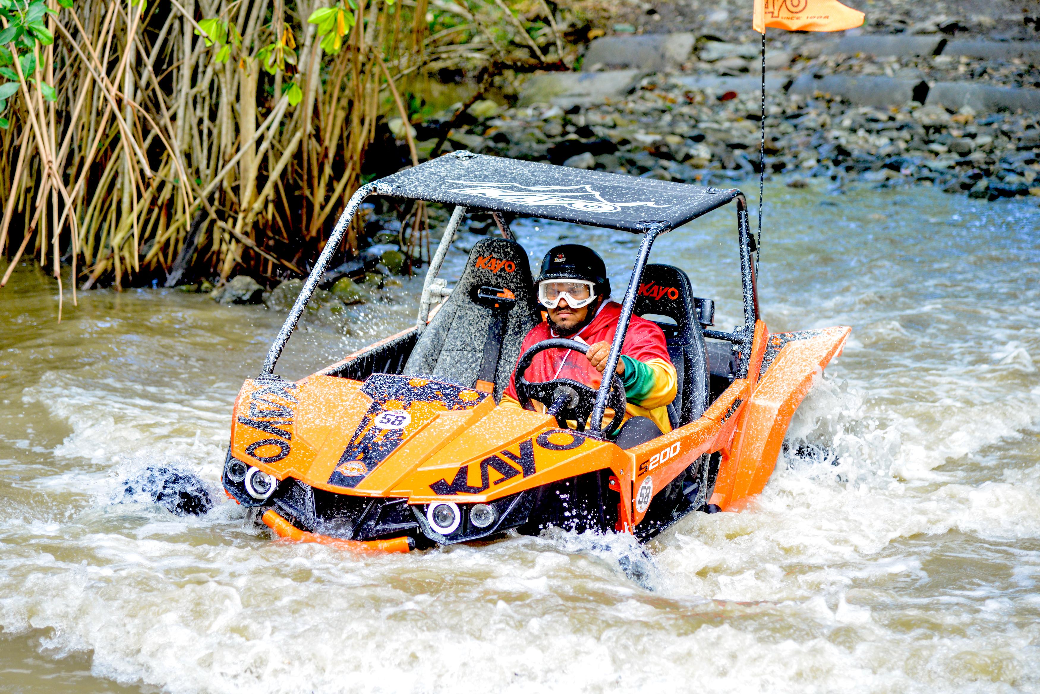 Momento real del recorrido en buggy y ATV por Puerto Plata