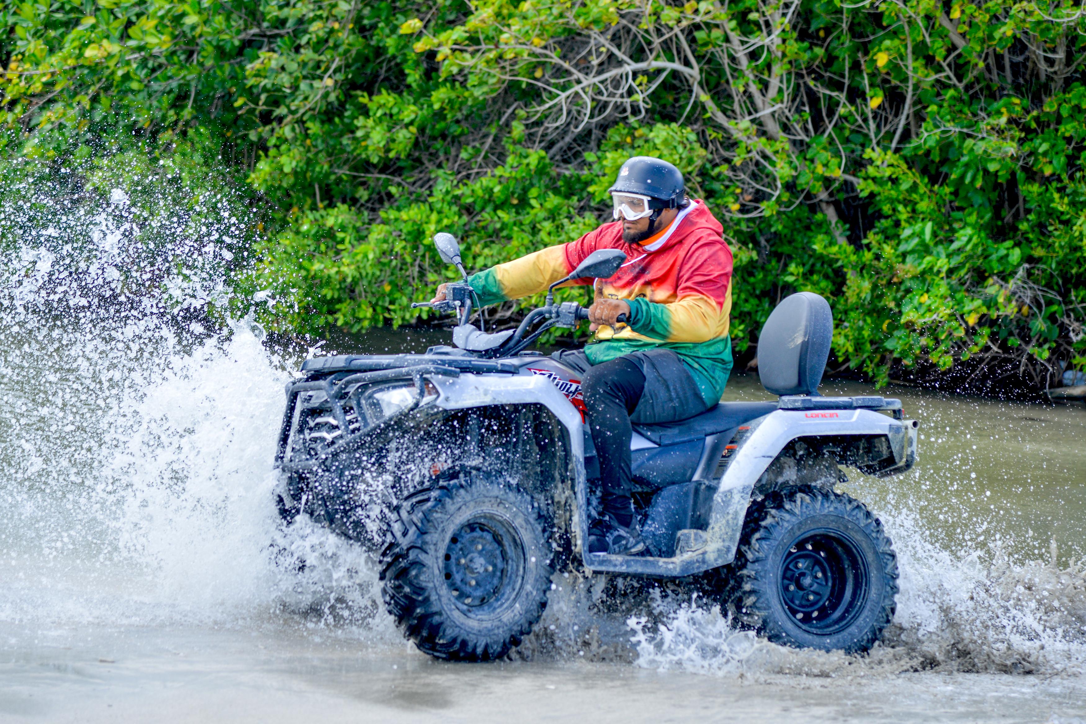 Momento real del recorrido en buggy y ATV por Puerto Plata