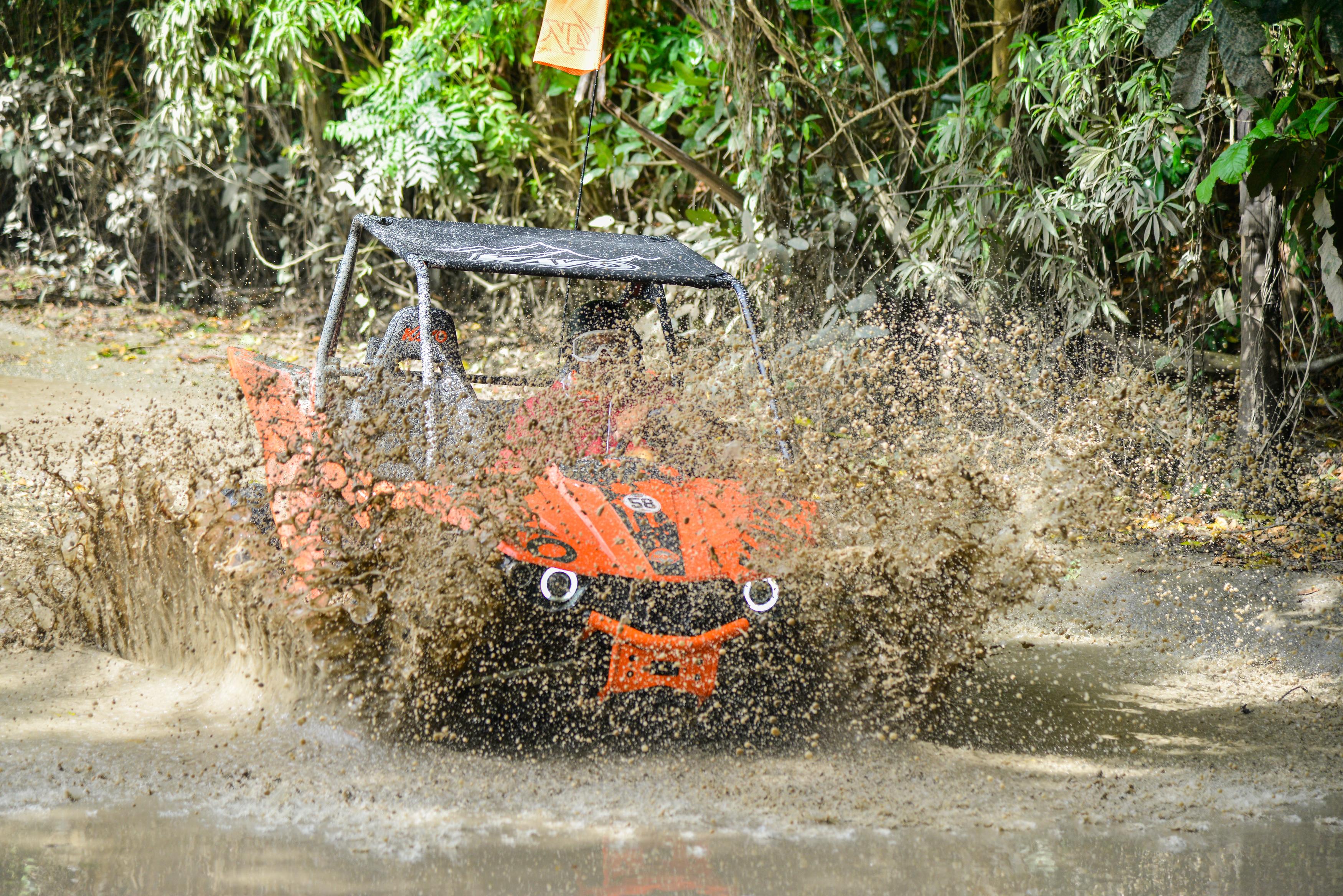 Momento real del recorrido en buggy y ATV por Puerto Plata